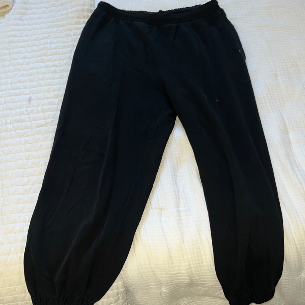 Black baggy sweatpants from h&m